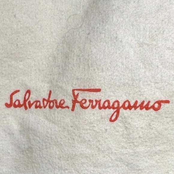 Salvatore Ferragamo Vintage Black Leather Flap Chain Link Shoulder Crossbody Bag - Picture 2 of 12